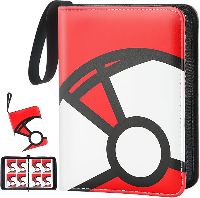 Trading Card Binder 4-Pockets, 400 Pockets Card Holder by LOYEE