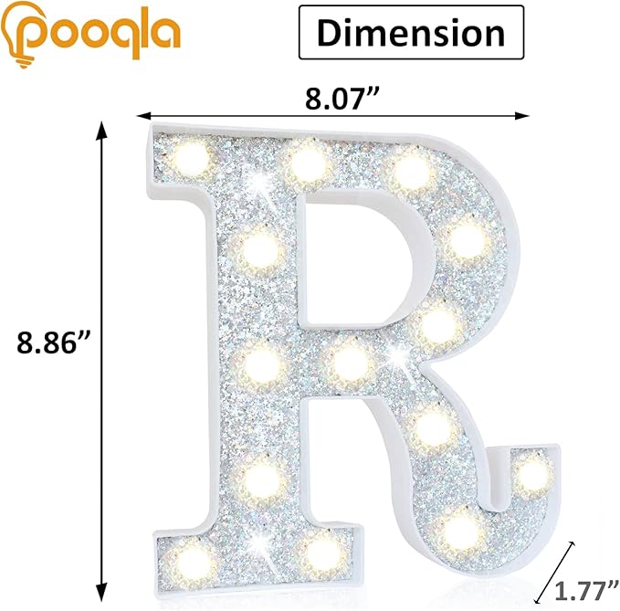 Pooqla Light Up Letters, LED Marquee Letters - Image 5
