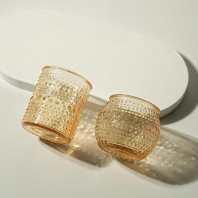 36ps Votive Candle Holders, 2x2.5inchs Gold Tea Light Candle Holders Glass - Image 5