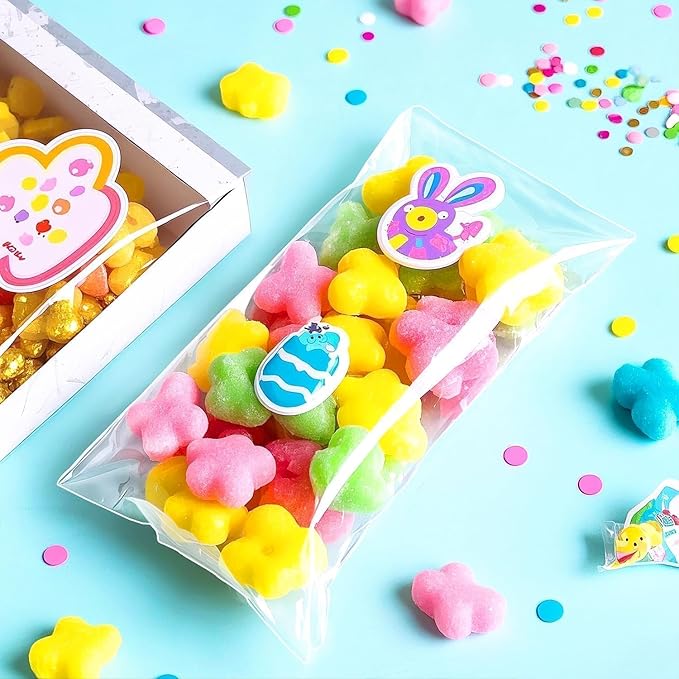 PigPotParty 3"x7" Cellophane Cookie Bags Self Sealing, Party Favors, Gift - Image 5