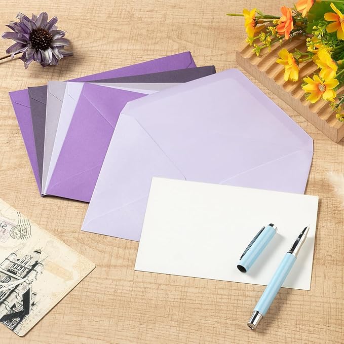50 Pack Colored A6 Invitation Envelopes 4x6 - Image 5