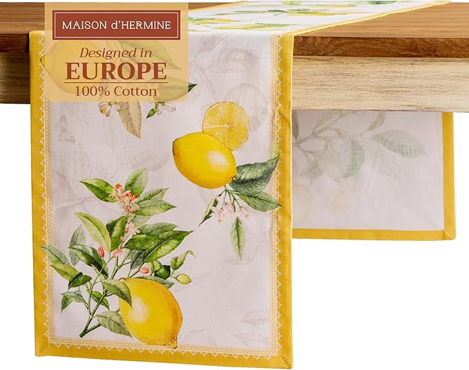 Maison d' Hermine Table Runner 100% Cotton Single Layer Table Runners 108 by MaisondHermine