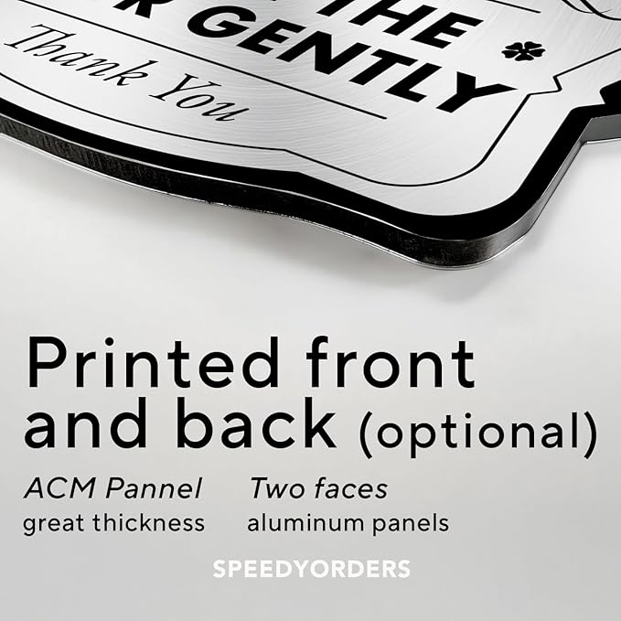 SPEEDYORDERS Custom Metal Signs, Personalized Aluminum Signs, 36x24 In - Image 4