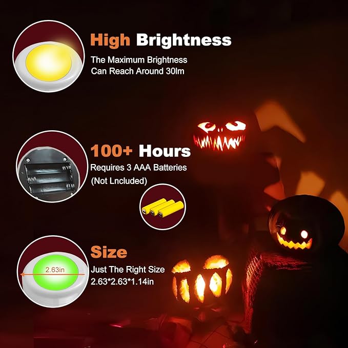 LED Color Changing Pumpkin Lights - Image 5