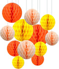 ZOOYOO 12Pcs 6" 10" Honeycomb Balls Decorations Hanging Tissue Paper Pom Poms by ZOOYOO