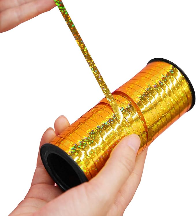 7 Pack Curling Ribbon, Crimped Curling Ribbon Metallic Balloon Ribbons Gift - Image 5
