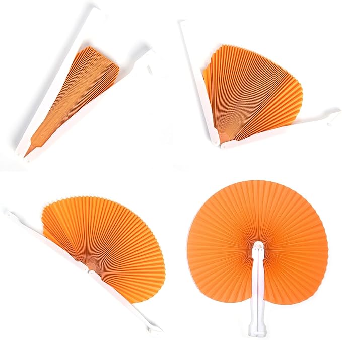 12 Packs Decorative Paper Folding Hand Fans Handheld - Image 6