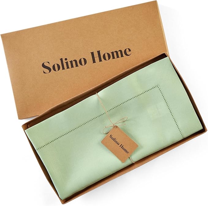Solino Home Linen Tablecloth 52 x 52 Inch - Image 5