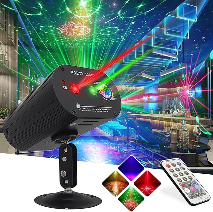 Party Lights, LED Disco Strobe Light, RGB Sound Activated by LOAIDU
