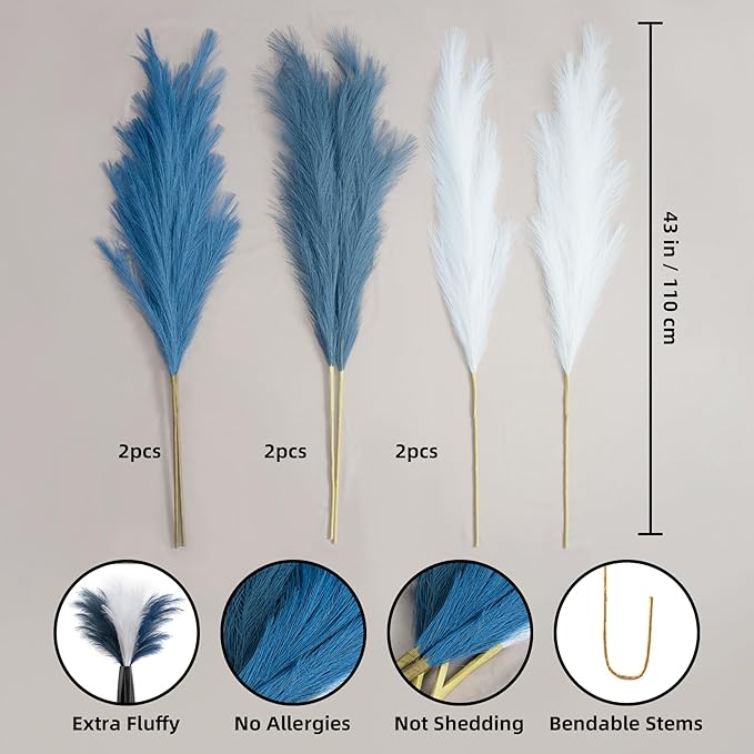 Pampas Grass Decor Tall - Image 3