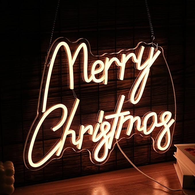 Merry Christmas Neon Sign USB Powered Merry Christmas Neon Light Sign - Image 2