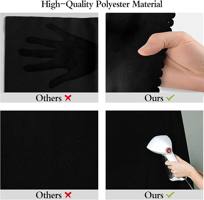 Black Screen Backdrops 5x7ft Solid Color Photo Backdrops - Image 6