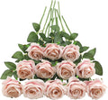 Tifuly Champagne Pink Roses Artificial Flowers by Tifuly