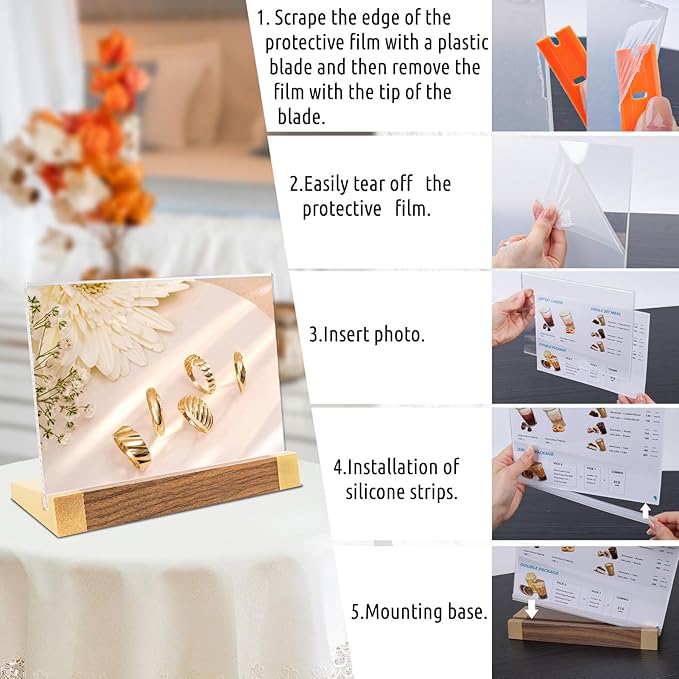 Acrylic Sign Holder 8.5x11 Inch - Image 8