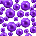 300Pcs Vase Filler Purple No Hole Faux Pearl Beads by ORIKASO