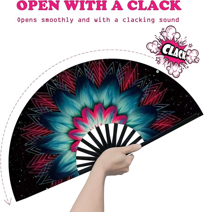 Boots on The Ground Fan, Large Folding Hand Fan - Image 3