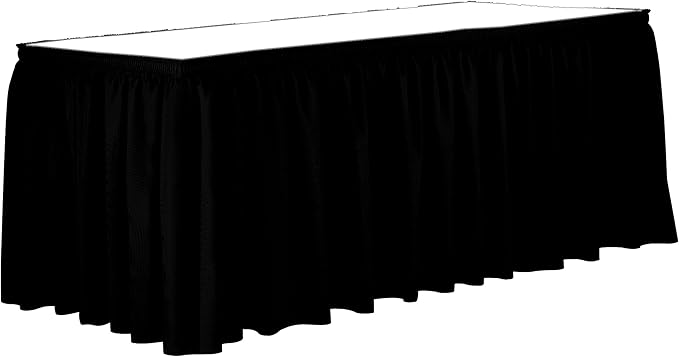 Ultimate Textile Pleat Polyester Fabric Table Skirt by UltimateTextile