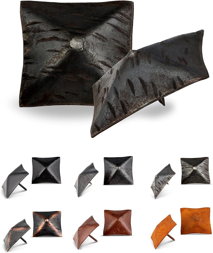 10 Pack 2" Square Head Iron Clavos Decorative Nails – Unfinished – Handmade by BorderlandRusticHardware