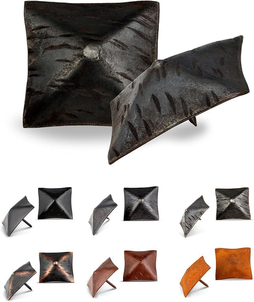 10 Pack 2" Square Head Iron Clavos Decorative Nails – Unfinished – Handmade by BorderlandRusticHardware