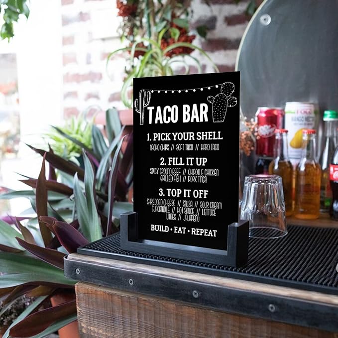 5 Pack 8x10 Inch Black Acrylic Signs Blanks, DIY 8x10 Blank Black Acrylic Sheet - Image 7