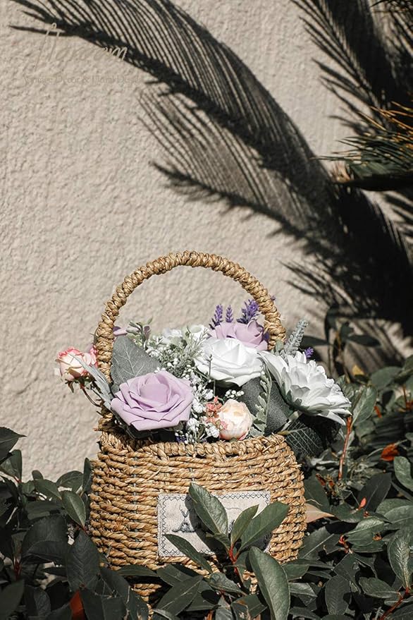 Floroom Artificial Flowers 25pcs Real Looking Lilac Foam Fake Roses - Image 4