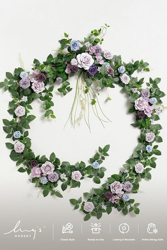 Ling's Moment 9FT Flower Garland - Image 5