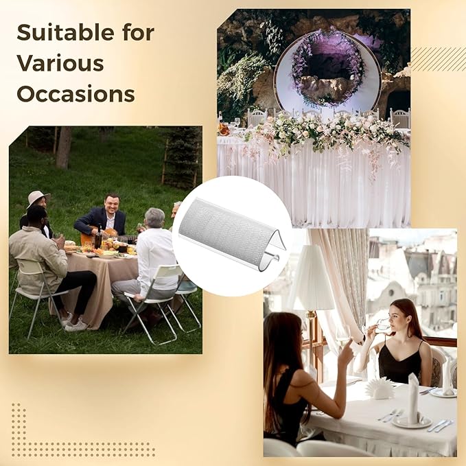 72 Pcs Table Skirting Clips, Table Skirt Clips - Image 5
