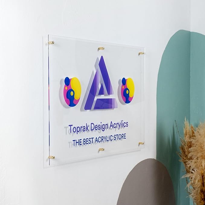 Large Custom Business Logo Sign, Personalized Acrylic Store Front Sign - Image 5