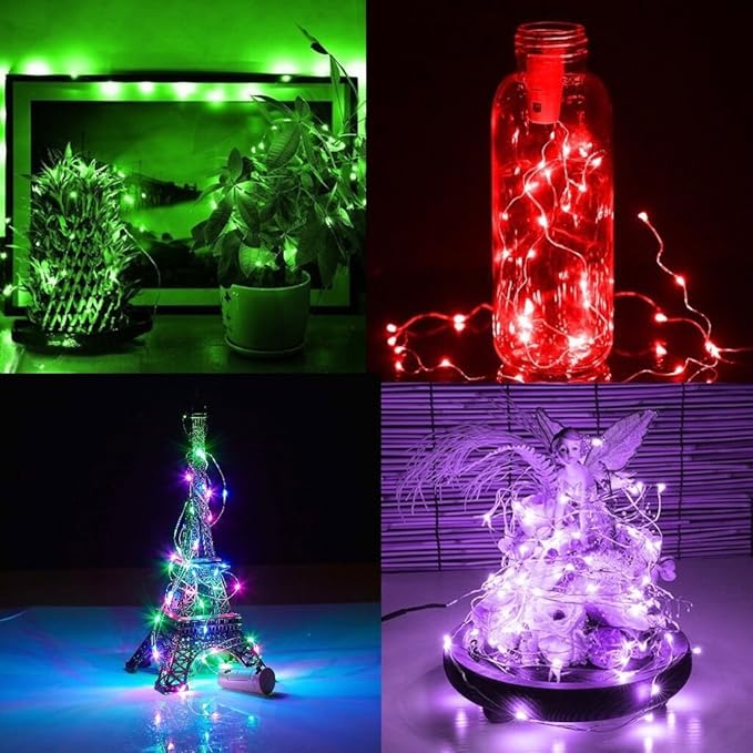 12 Pack 20 LED Wine Bottle Cork Lights, Fairy Mini String Lights Copper Wire - Image 7