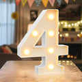 LED Marquee Light Up Numbers Sign by NANXU