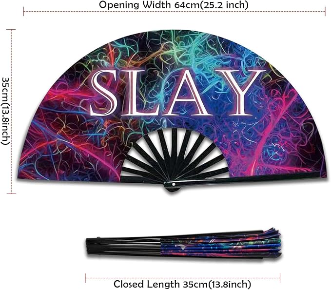 Boots on The Ground Fan, Large Folding Hand Fan - Image 2