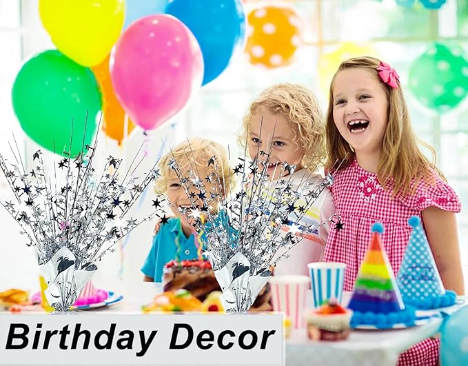 12 Pack Metallic Foil Spray Centerpiece Star Table Decoration Burst Table - Image 8