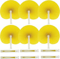12 Packs Decorative Paper Folding Hand Fans Handheld by Bestage