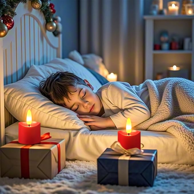 HL Rechargeable Waterproof Tea Lights, 100H+ Highly Bright Led Flameless Candles - Image 5
