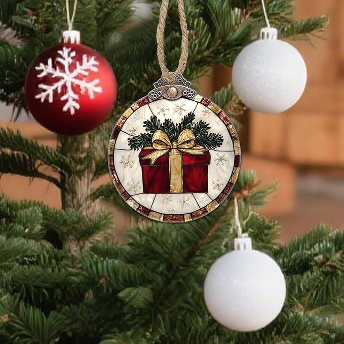 Stained Glass Christmas Decorations - Image 4