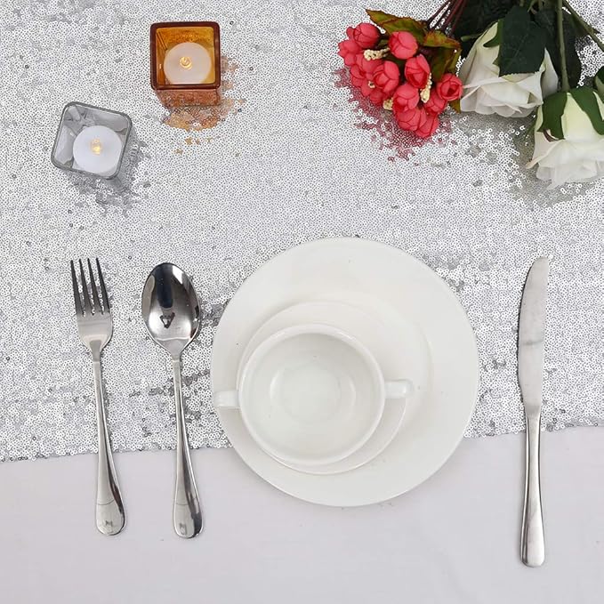 Eternal Beauty Silver Table Runner, Graduations - Image 2