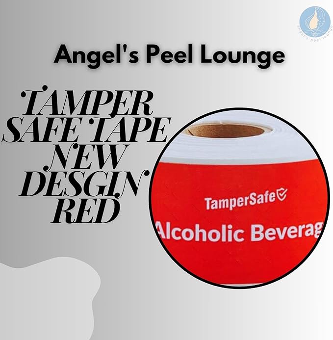 Angel's Peel Lounge Tamper Proof Stickers Roll — Tamper Evident Stickers - Image 2