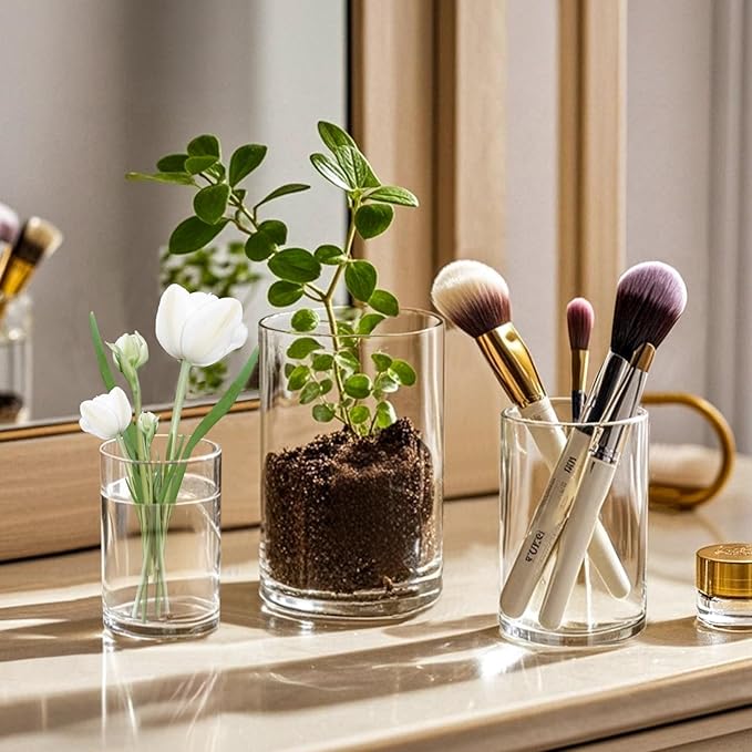 36pcs Glass Vase Cylinder for Centerpieces Small Flower Glass Clear Home Decor - Image 3