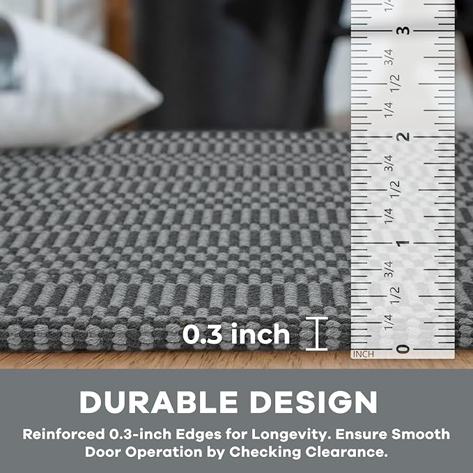 KOZYFLY Washable Area Rug 2x3 Ft Small Entryway Rug Indoor Door Mat Throw Rugs - Image 4