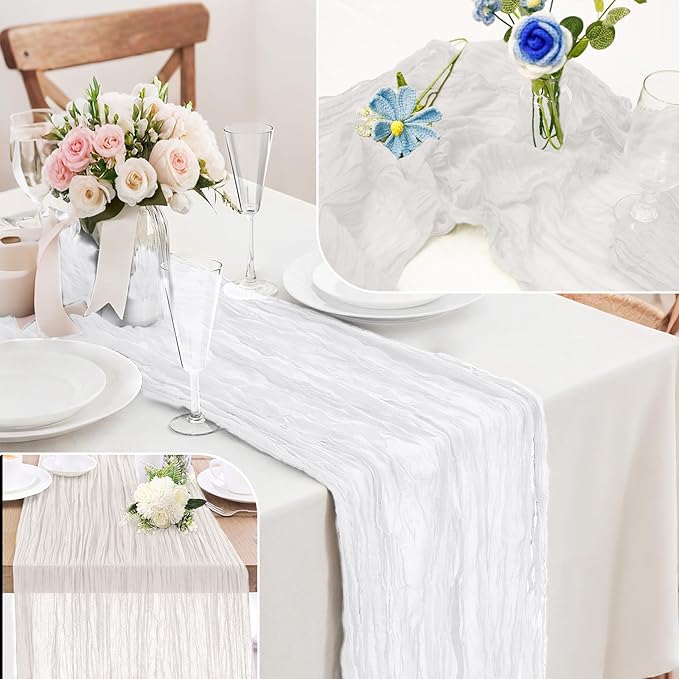 Cheesecloth Table Runner 10FT - Image 7