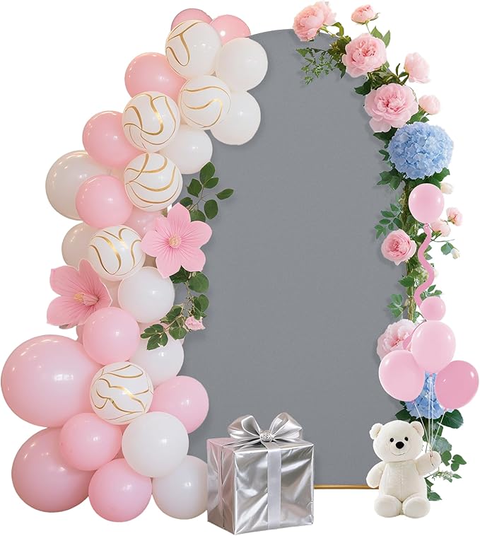 7.2FT Wedding Arch Covers Arch Backdrop Cover Arch Stand Covers Set Arch Cover by Unknown
