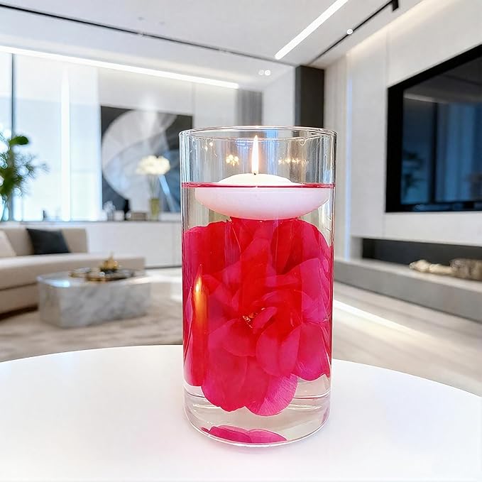 24 Pcs Floating Candles for Centerpieces and Floating Flowers Vase Fillers for - Image 5