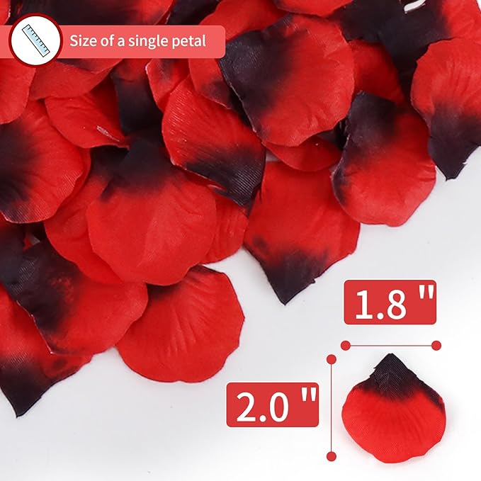 1000 Pcs Artificial Fake Rose Petals, Flower Petals - Image 3