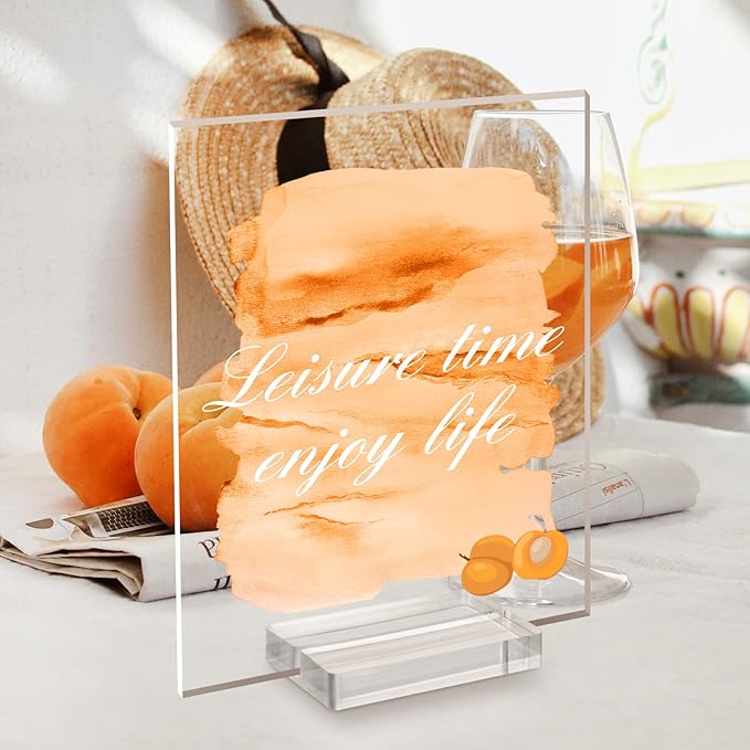 Acrylic Sign Holders, Table Numbers Display Stands, - Image 9