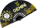 DeFlare | Cosmic Zodiac Rave Fan | Zodiac Sign Hand Fan | Astrology Rave Fan | by DeFlare-RaveFestivalFans