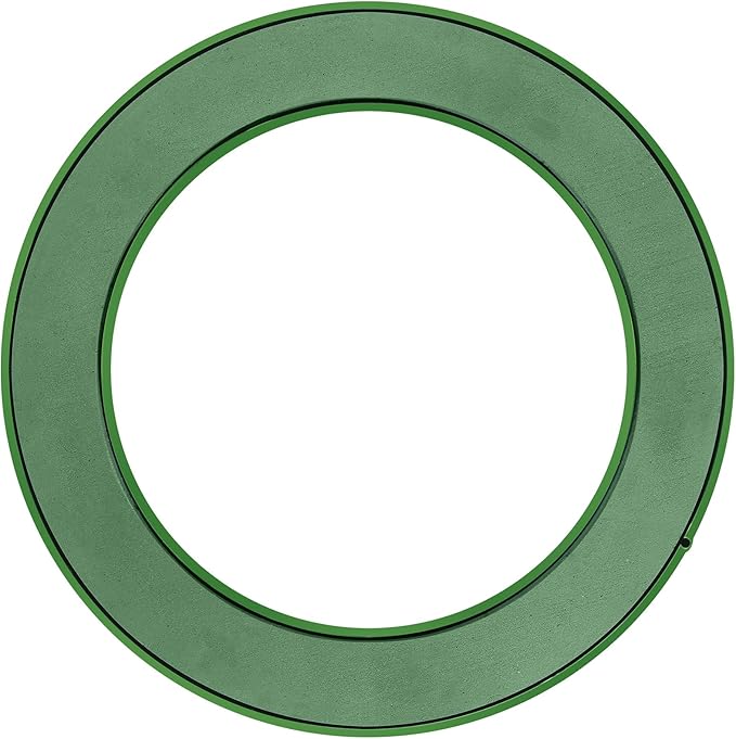 DOITOOL Flower Foam Ring with Suction Cup Car Flower Mud Green Wet Foam Blocks by DOITOOL