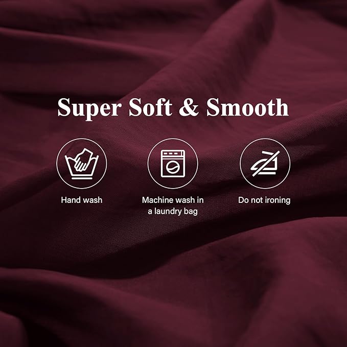 2 Pack 10 Ft Chiffon Table Runner Burgundy Gauze Long Table Runners 27x120 - Image 7