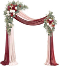 Artificial Wedding Arch Flowers Kit, Ceremony Decoration, Floral Outdoor Party by Muhanjia