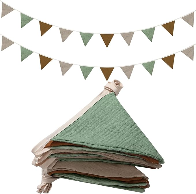 Oudain 15.5 ft Pennant Banner Flags, Each 7.75 ft by Oudain