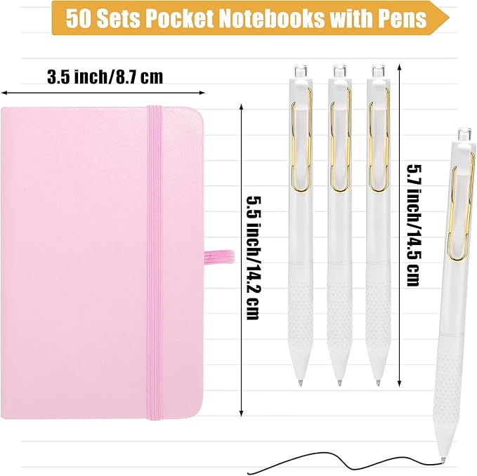 Aodaer 50 Sets Pocket Notebook Journal - Image 2